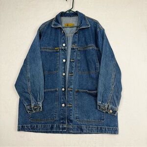 Vintage Jeans East Denim Jacket – Workwear Chore Coat – Size Small